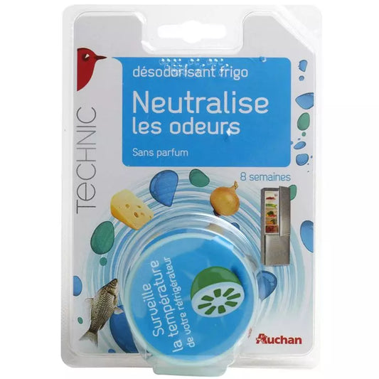 AUCHAN Anti-odor and fragrance-free fridge deodorizer